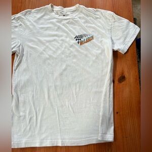 McLaren White Checkered Graphic Tee